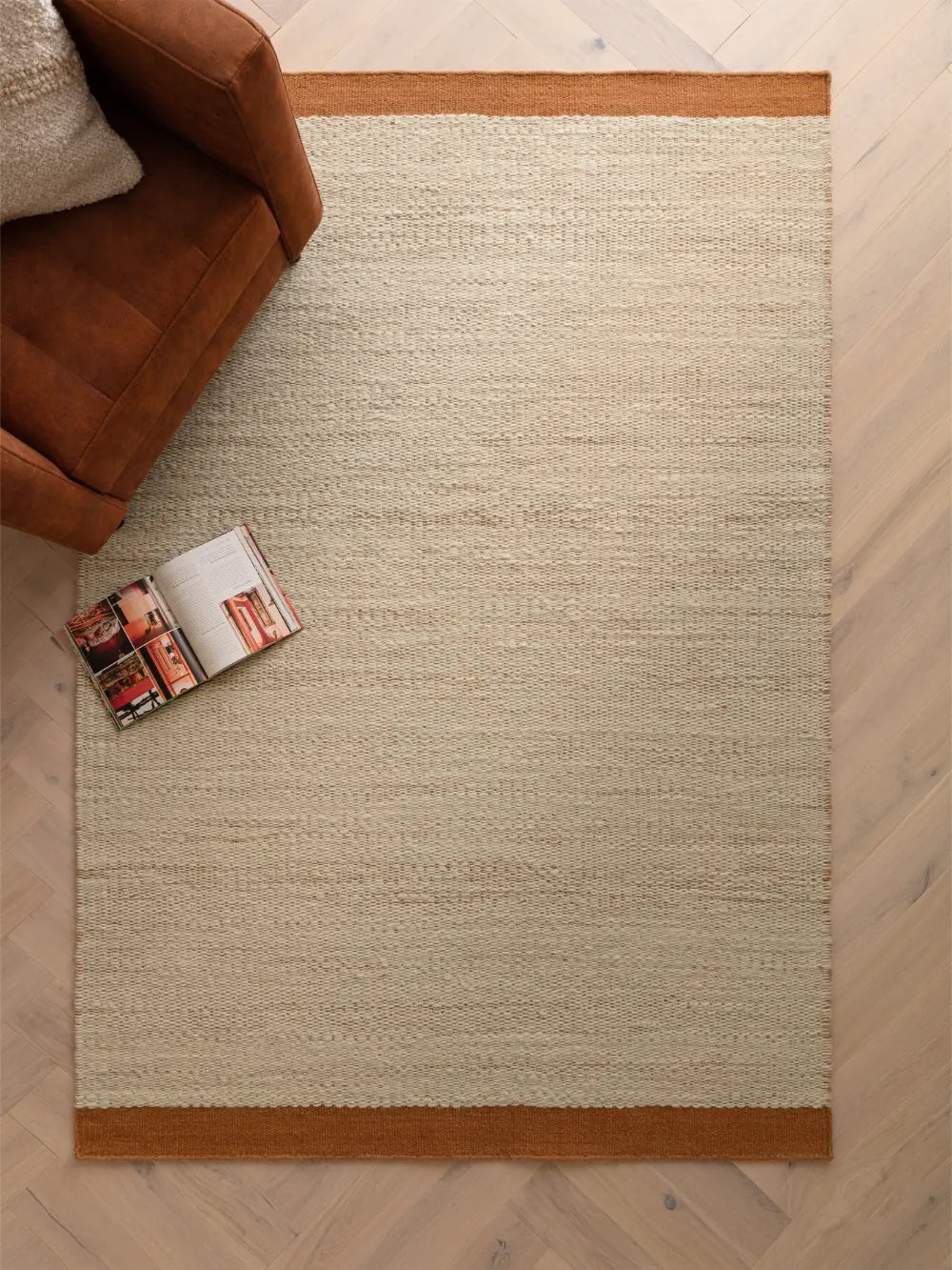 Lima Rust Orange Rug — RugsDirect Online