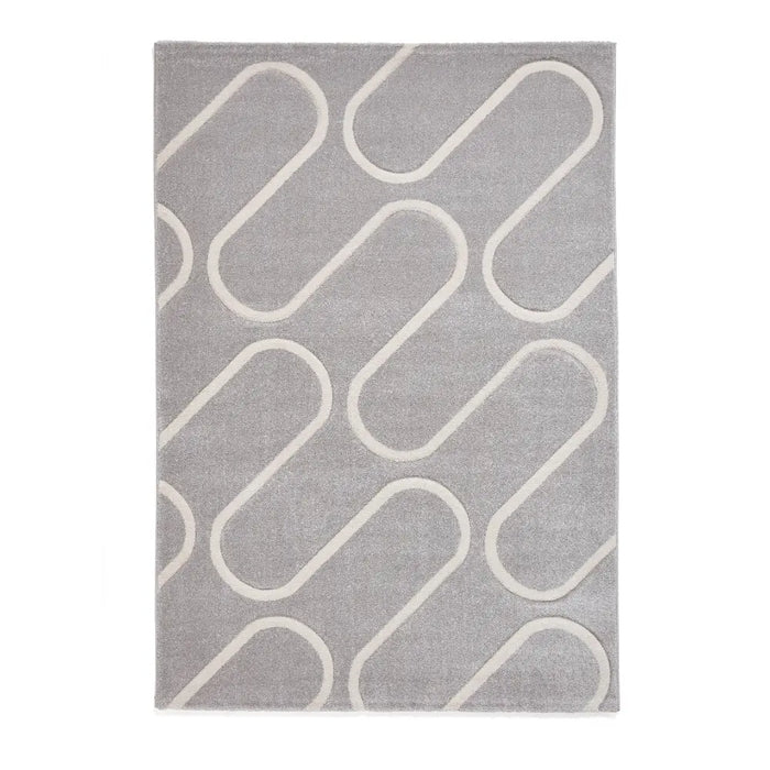 Linear Drawing Rug Catherine Lansfield Linear Curve Modern Geometric Rug Grey Rug ...