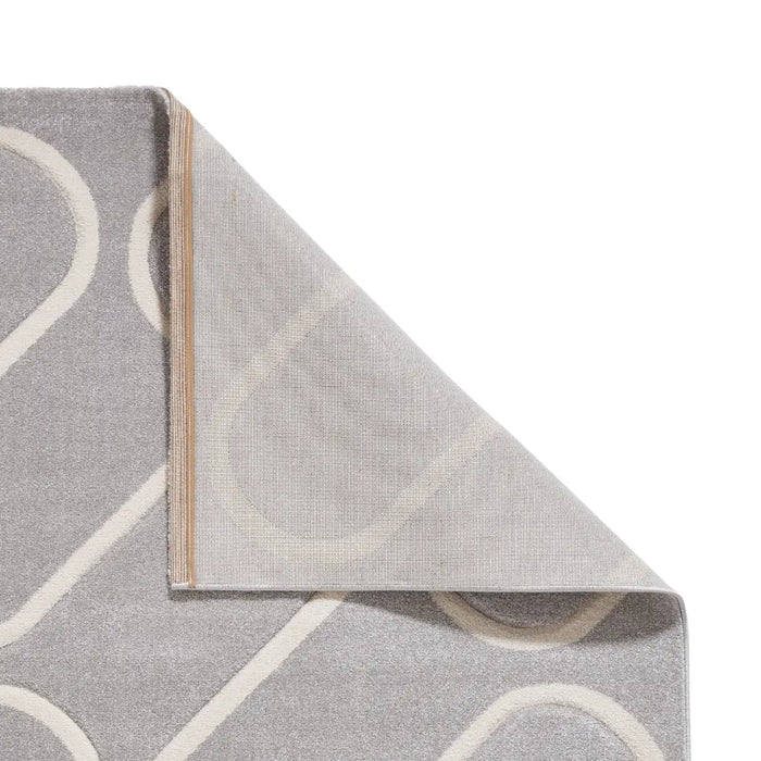 Linear Geometric Rug Catherine Lansfield Linear Curve Modern Geometric Rug Grey Rug ...