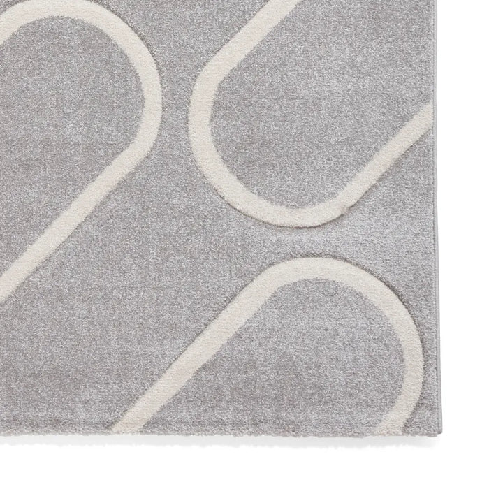 Linear Geometric Rug Catherine Lansfield Linear Curve Modern Geometric Rug Grey Rug ...