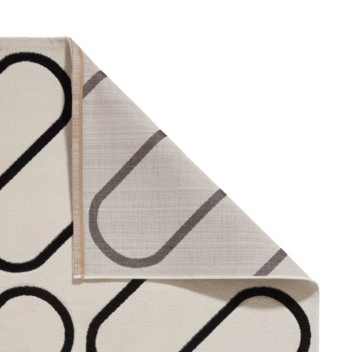 Linear Drawing Rug Catherine Lansfield Linear Curve Modern Geometric Rug Ivory Rug ...