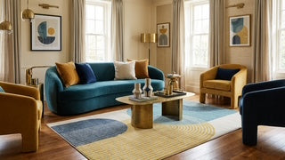 Muse MU15 Blue Retro Rug