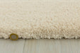 Asiatic lulu ivory Ivory Living Room Shaggy Rug.