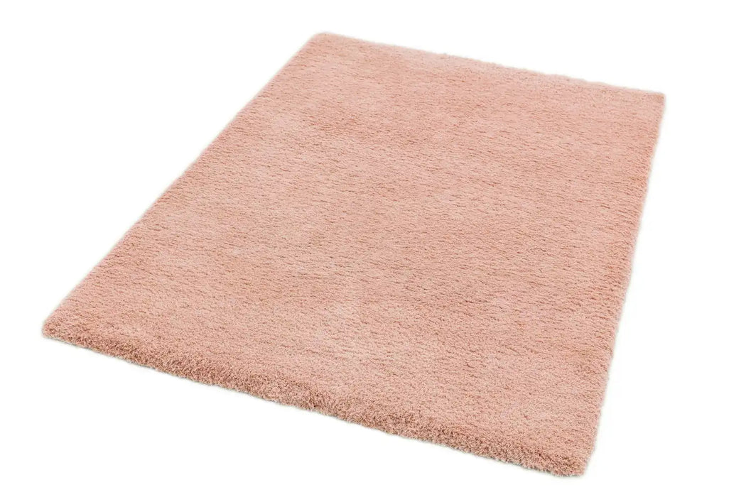 Asiatic lulu pink Pink Living Room Shaggy Rug.