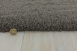 Asiatic lulu smoke Grey Living Room Shaggy Rug.