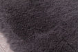 HMC luxe faux fur charcoal Black Living Room  Rug.