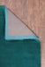 HMC luxe faux fur teal Teal Living Room  Rug.
