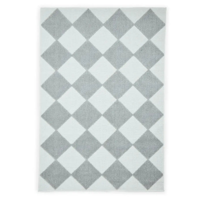 Lyna J0529 Cream/Grey Washable Rug