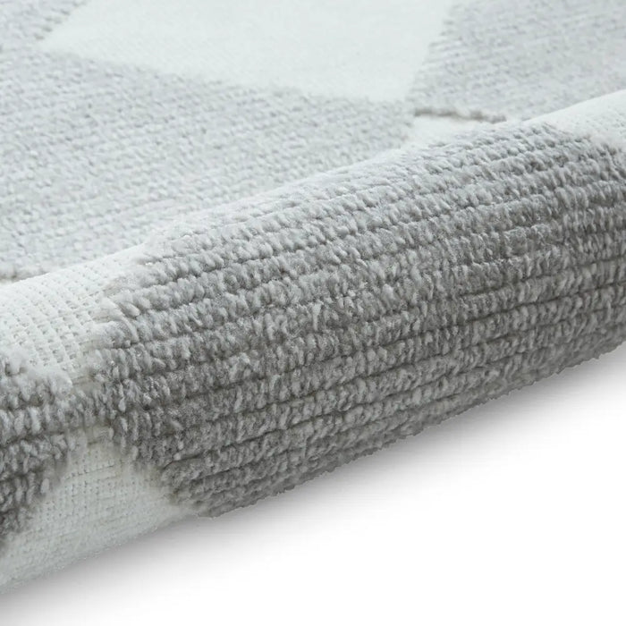 Lyna J0529 Cream/Grey Washable Rug