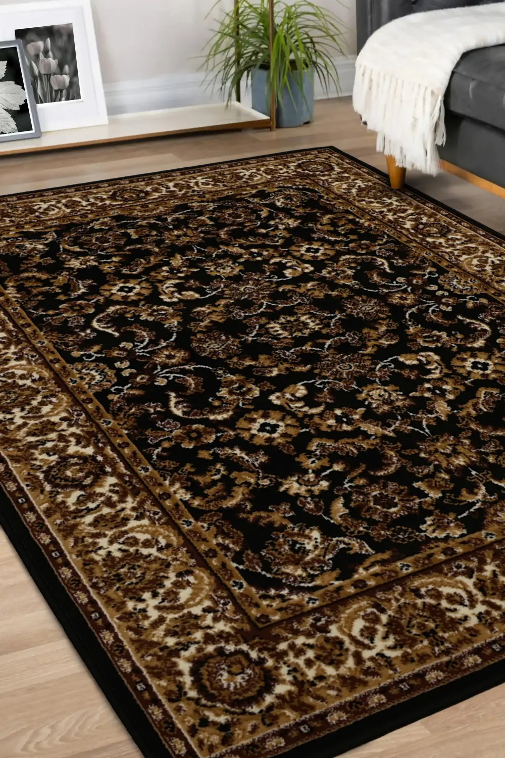 MAESTRO Beluchi Black Black Rug — RugsDirect Online