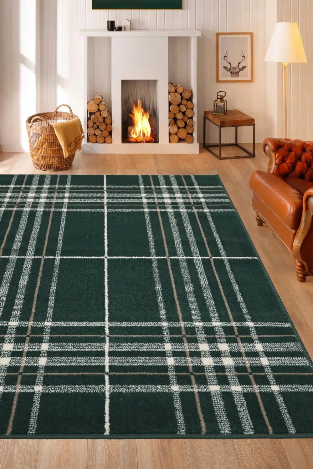 MAESTRO TARTAN GREEN Green Rug — RugsDirect Online