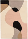Asiatic matrix arc max 55 pastel Multicoloured Living Room Wool Rug.