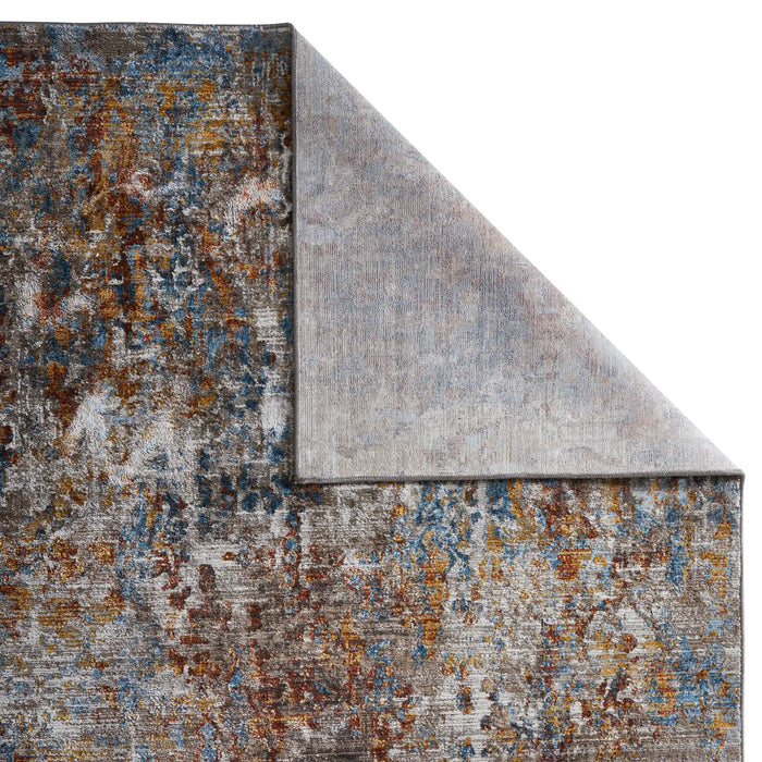Oriental Weavers mojave 4440 s Blue, Multicoloured Living Room  Rug.
