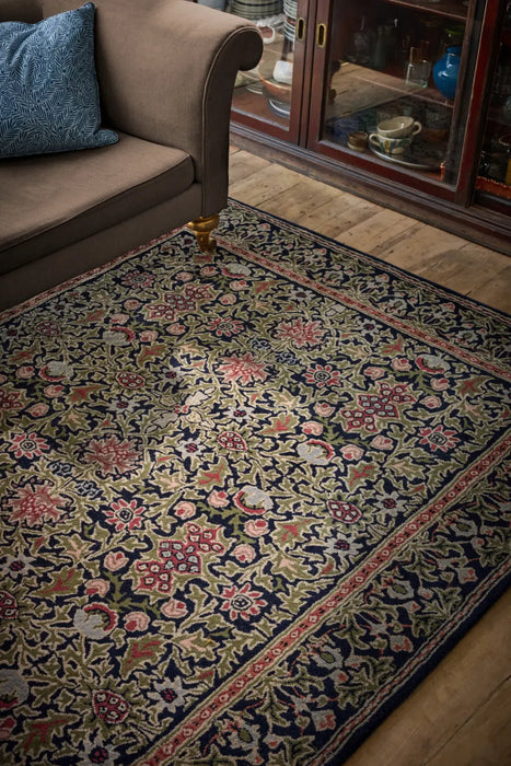 Morris Wilton Weave Indigo 130808
