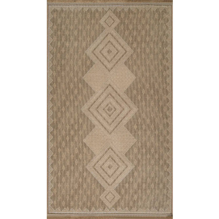 ORANOS Cottage Tan Machine Washable Jute Rug