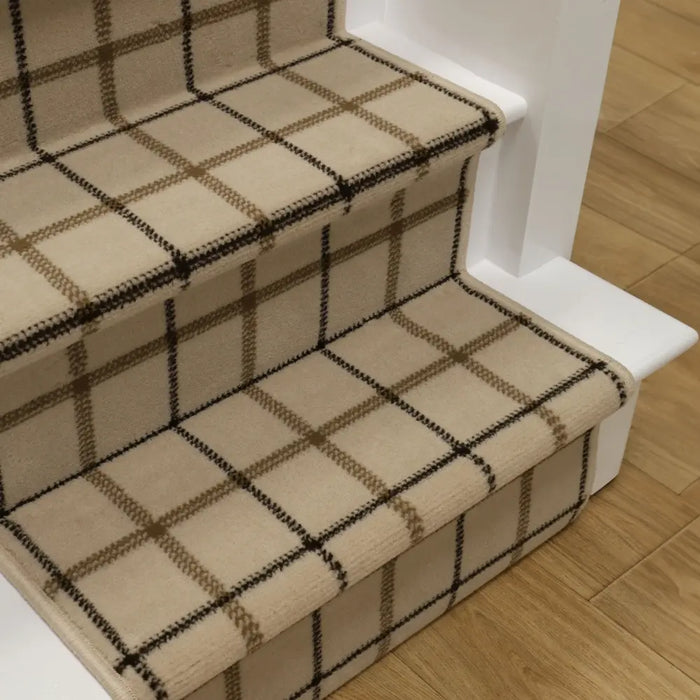 Stair Runners Maestro Stair Runner Check Natural