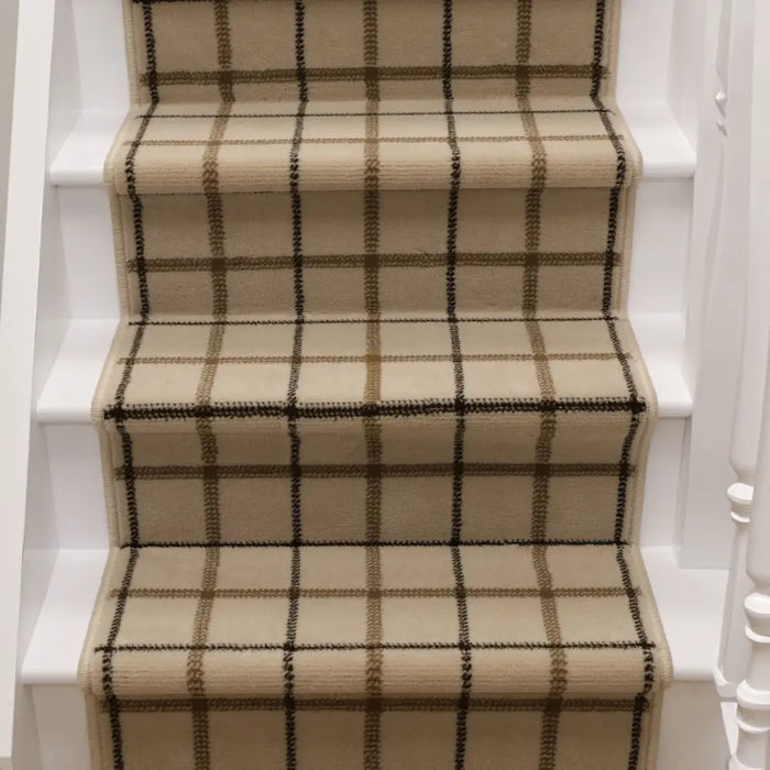 Stair Runners Maestro Stair Runner Check Natural