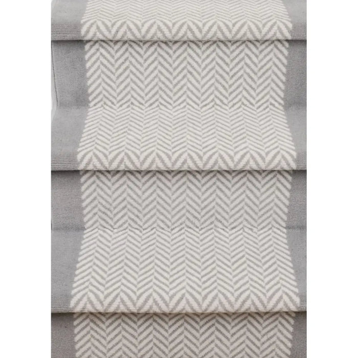 Stair Runners Maestro Stair Runner Herringbone Grey