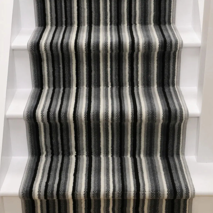 Stair Runners Maestro Stair Runner Stripe Grey