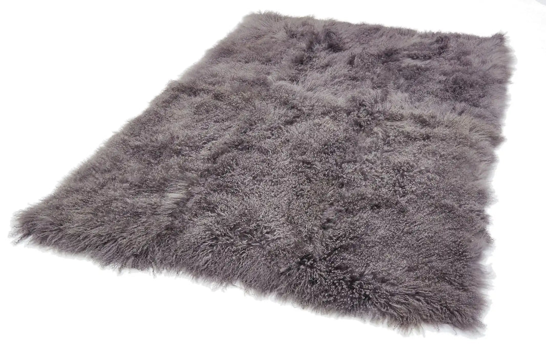 Asiatic mantra grey Grey Living Room Wool Rug.