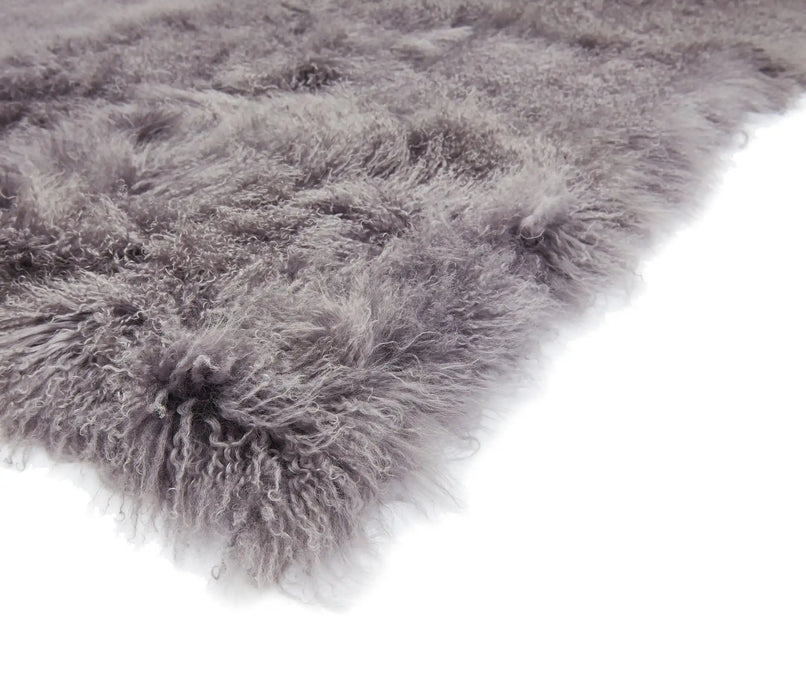 Asiatic mantra grey Grey Living Room Wool Rug.
