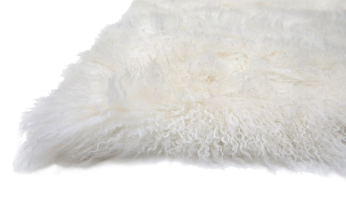 Asiatic mantra pearl Ivory Living Room Wool Rug.