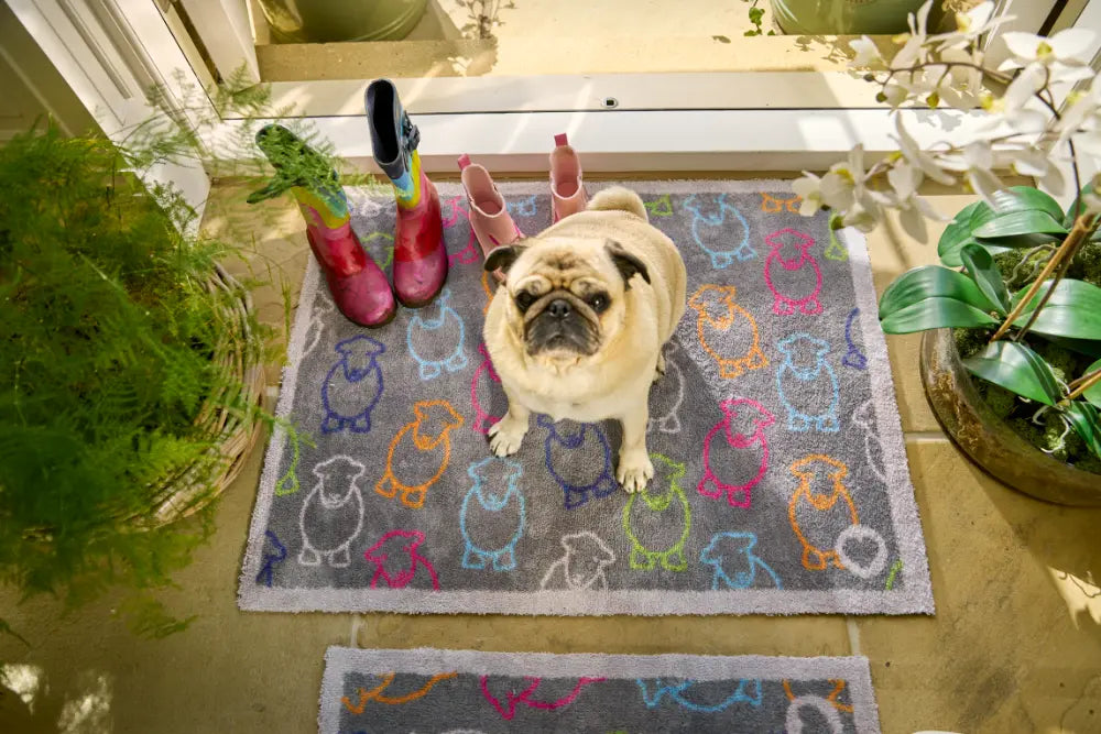 Patterned Hug Rug Marra Outline Herdy