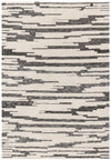 Asiatic mason ikat Grey, Black, Cream Living Room Geometric Rug.