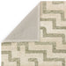 Asiatic mason maze Green, Cream Living Room Geometric Rug.