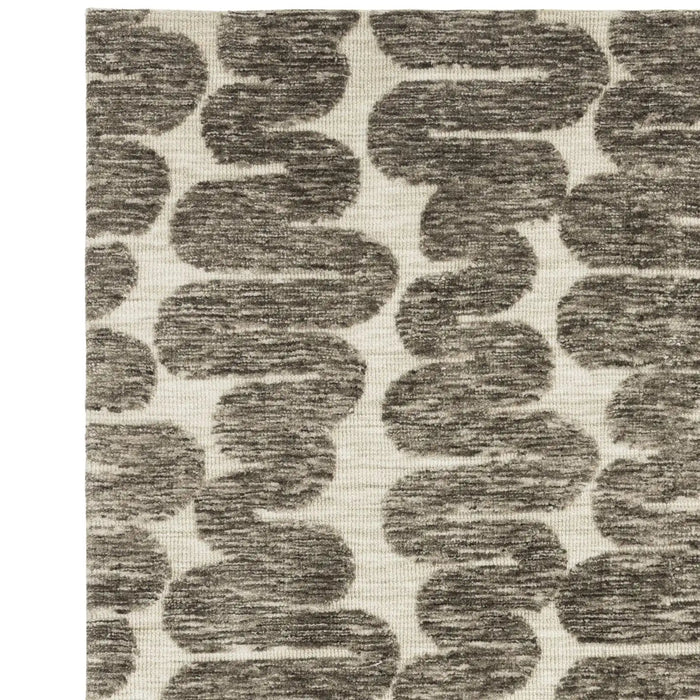 Asiatic mason wave Brown Living Room Geometric Rug.