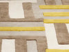 Asiatic code matrix max17 yellow Grey, Yellow  Wool Rug.
