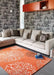 Asiatic tangier matrix max43 terra Orange Living Room Wool Rug.
