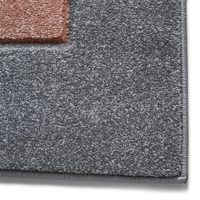 Think Rugs matrix think mt04 grey rose Grey, Multicoloured, Pink Living Room  Rug.