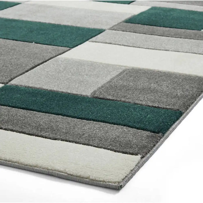 Green Matrix Rug Matrix Think Grey Green Rug | Stain Resistant & Hard-wearing ...