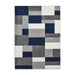 Think Rugs matrix think mt61 grey navy Blue, Grey, Navy Living Room  Rug.