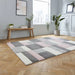 Think Rugs matrix think mt61 grey rose Grey, Pink Living Room  Rug.