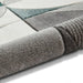 Think Rugs matrix think mt63 grey green Green, Grey Living Room  Rug.