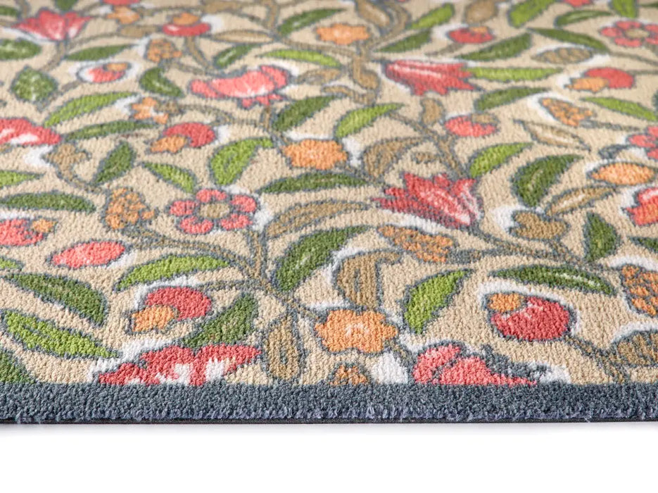 Patterned Hug Rug May Floral Multicoloured Rug — RugsDirect Online