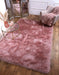 HMC mayfair hmc blush Pink Living Room Shaggy Rug.
