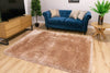 HMC mayfair hmc natural Brown Living Room Shaggy Rug.