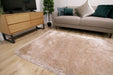 HMC mayfair hmc natural Brown Living Room Shaggy Rug.