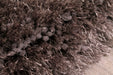HMC mayfair hmc grey Brown, Grey Living Room Shaggy Rug.