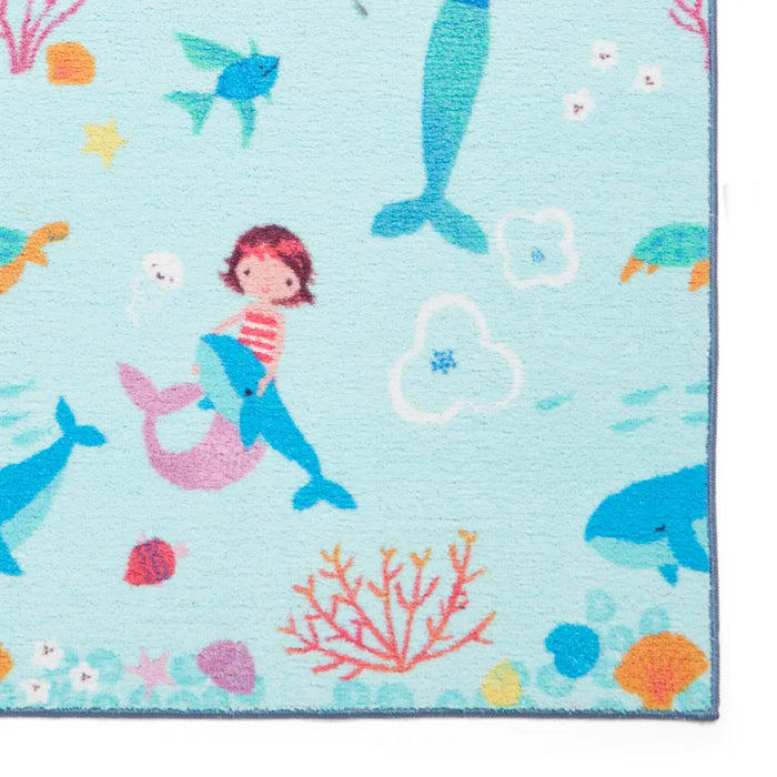 Catherine Lansfield  Mermaid Blue Rug