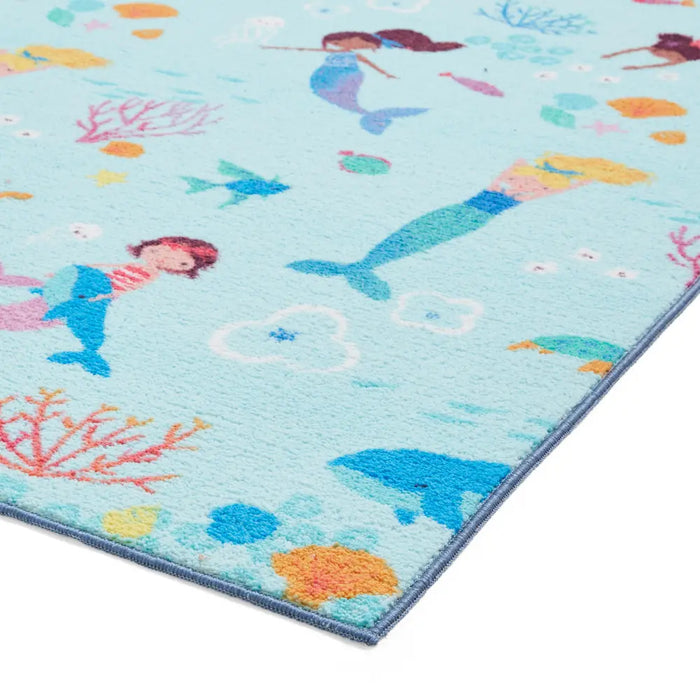 Catherine Lansfield  Mermaid Blue Rug