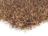 Asiatic metallica metallica bronze Brown  Shaggy Rug.