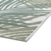 Think Rugs miami 19433 green light beige Green, Beige Living Room Flat Weave Rug.