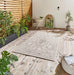 Think Rugs miami 19517 ivory black Black, Ivory Living Room Flat Weave Rug.