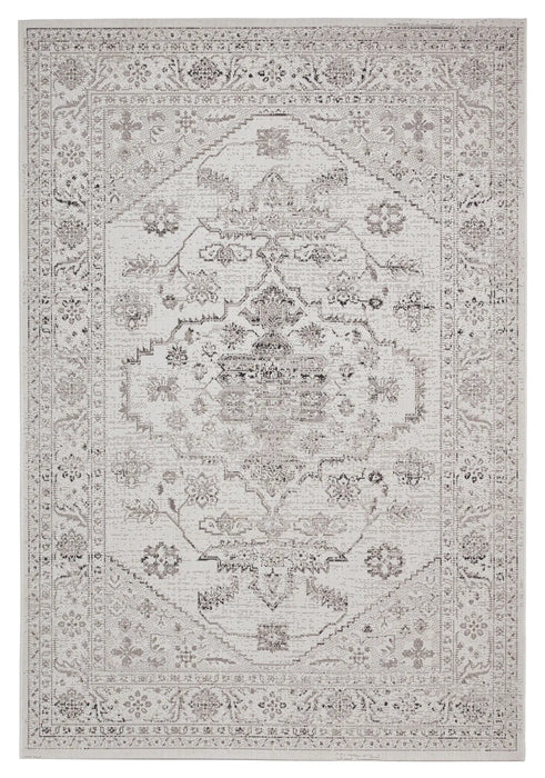 Think Rugs miami 19517 ivory black Black, Ivory Living Room Flat Weave Rug.