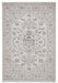 Think Rugs miami 19517 ivory black Black, Ivory Living Room Flat Weave Rug.