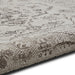 Think Rugs miami 19517 ivory black Black, Ivory Living Room Flat Weave Rug.
